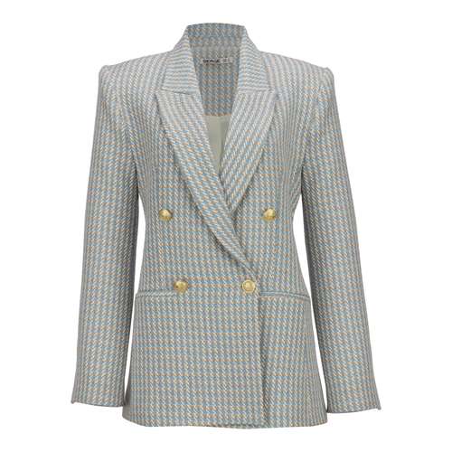 کت زنانه سرژه مدل 212224 رنگ آبی