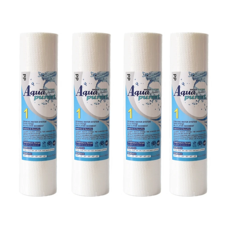 فیلتر دستگاه تصفیه کننده آب آکوا پیورست مدل PP-5 MICRON مجموعه 4 عددی