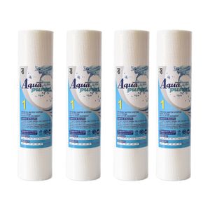 نقد و بررسی فیلتر دستگاه تصفیه کننده آب آکوا پیورست مدل PP-5 MICRON مجموعه 4 عددی توسط خریداران