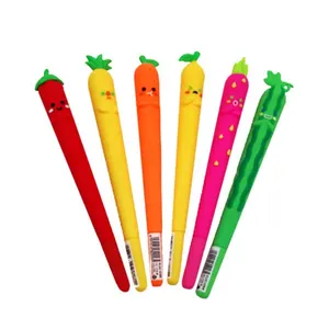 روان نویس مدل فانتزی میوه جات کد KK7258 مجموعه 6 عددی