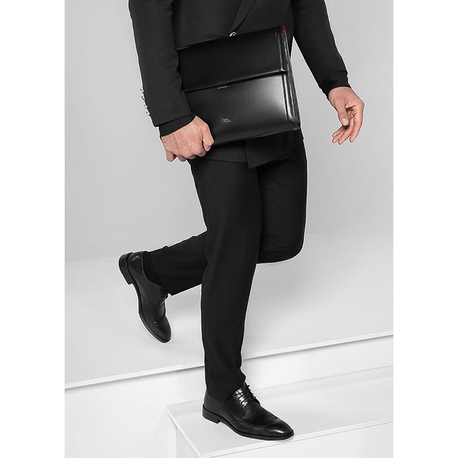 کفش مردانه چرم مشهد مدل J6218-001 - - 2