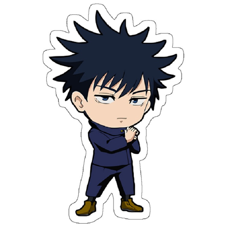 استیکر لپ تاپ مدل Chibi Fushiguro Jujutsu Kaisen