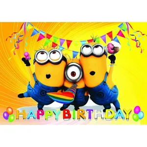 بنر تم تولد طرح مینیون ها کد 60-02 