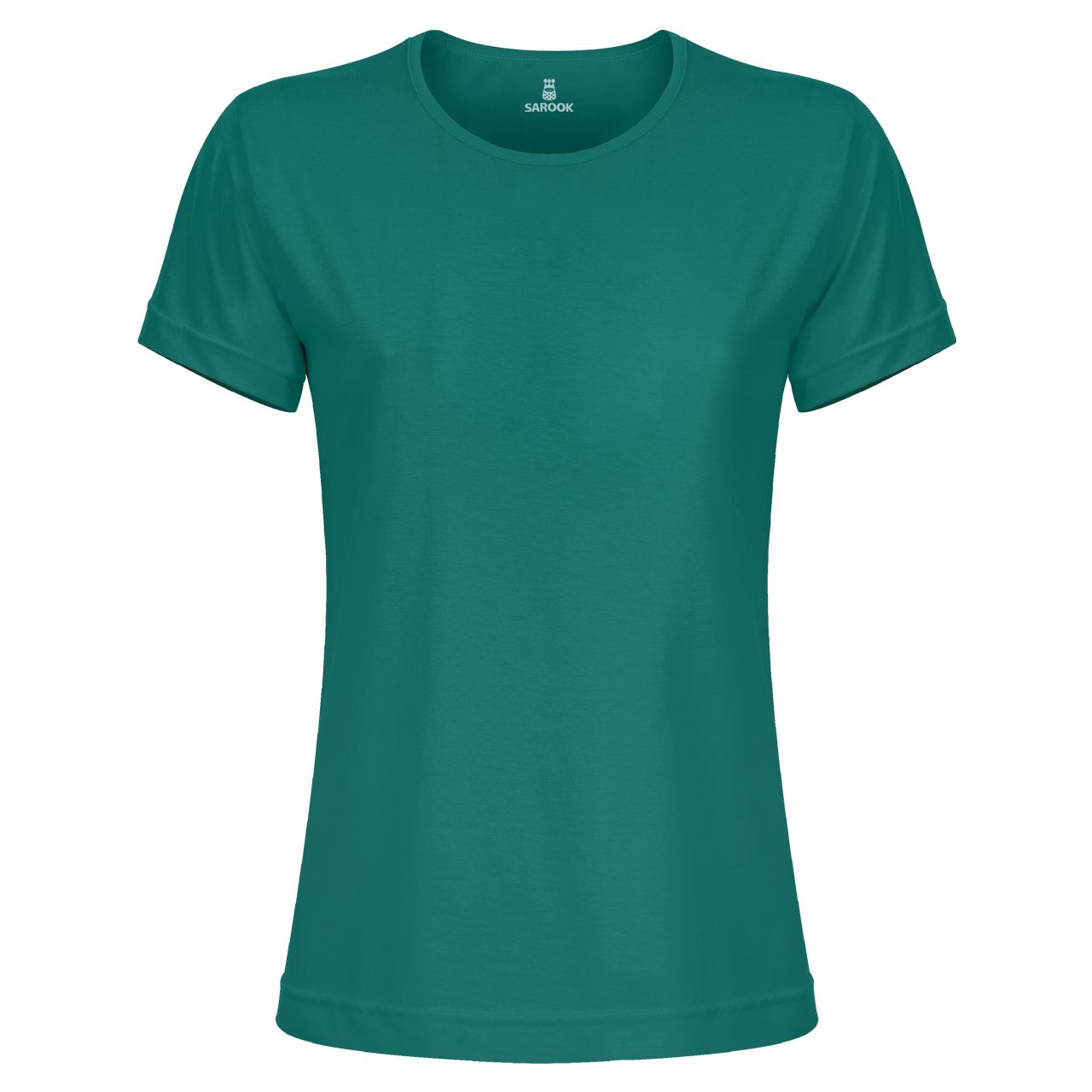 تی شرت آستین کوتاه زنانه ساروک مدل TSHPYR کد 06 رنگ سبز -  - 1