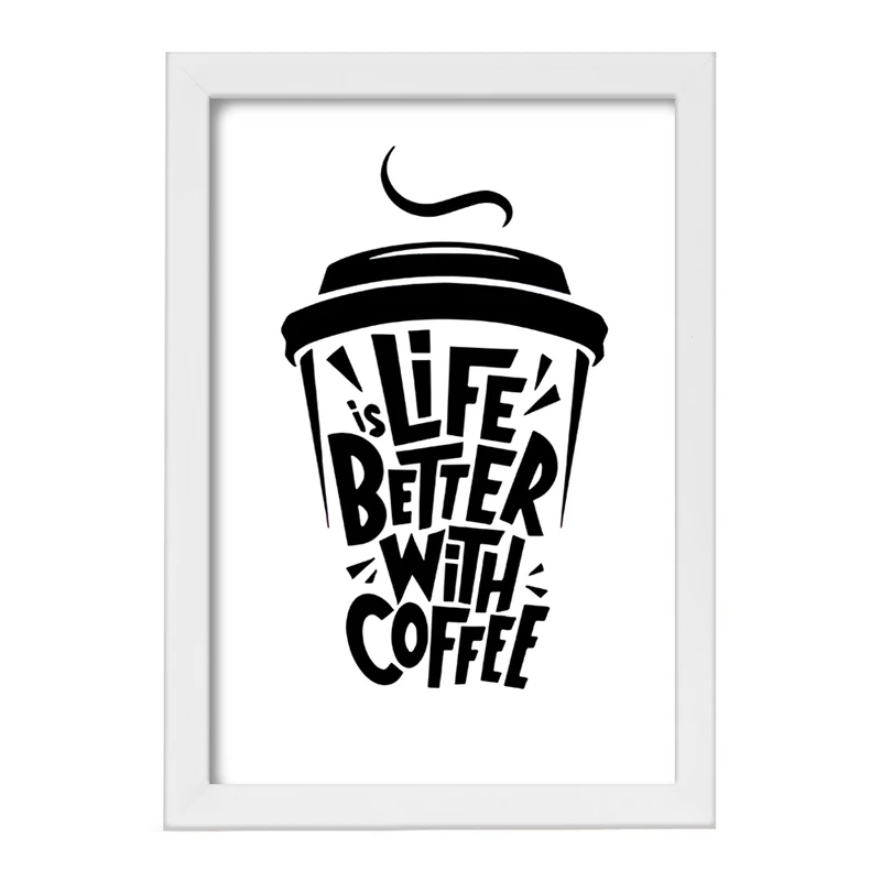 تابلو خندالو مدل قهوه (COFFEE) کد F11876