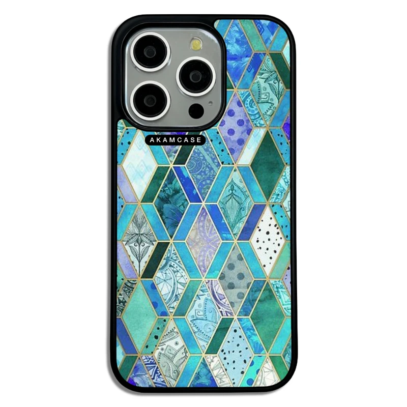 کاور آکام مدل AMC-WA15PRO-MOSAIC-19 مناسب برای گوشی موبایل اپل iPhone 15 Pro