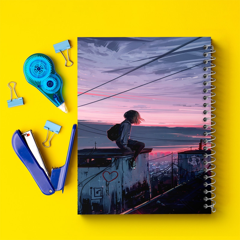 دفتر مشق 100 برگ خندالو طرح دخترانه کد F340