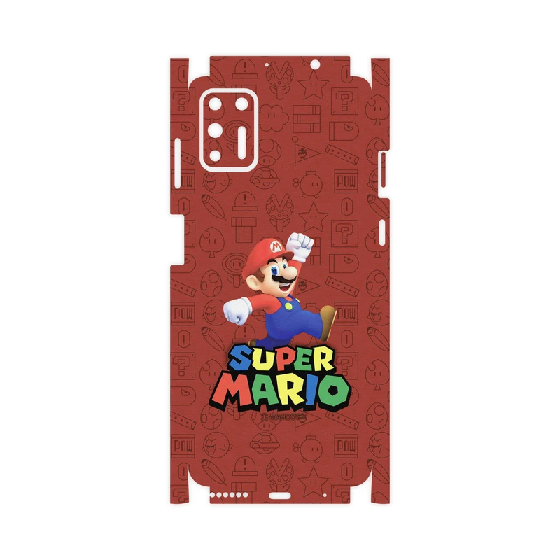 برچسب پوششی ماهوت مدل Super-Mario-Game-FullSkin مناسب برای گوشی موبایل موتورولا Moto G9 Plus