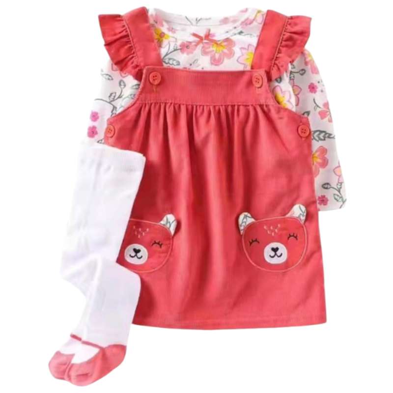 ست 3 تکه لباس نوزادی کارترز مدل 1576