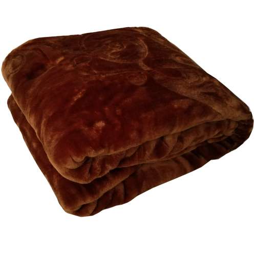  پتو نرمینه بافت مدل نگین کد 100 سایز 215×155 سانتی متر 