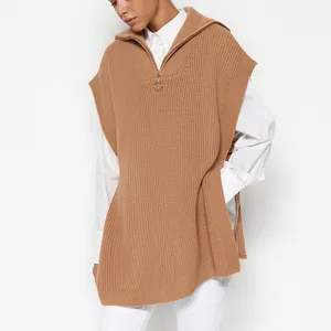 وست بافت یقه برگردان زنانه مدل 649136078 طرح ترندیول