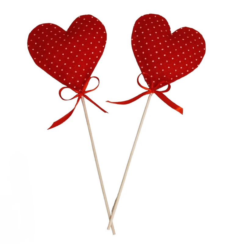 تاپر مدل قلبی خالدار کد 01 مجموعه 2 عددی