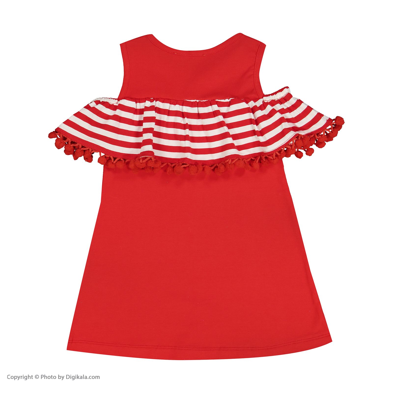 پیراهن دخترانه جاستیفای جونیور مدل K0442081DO-RED -  - 3