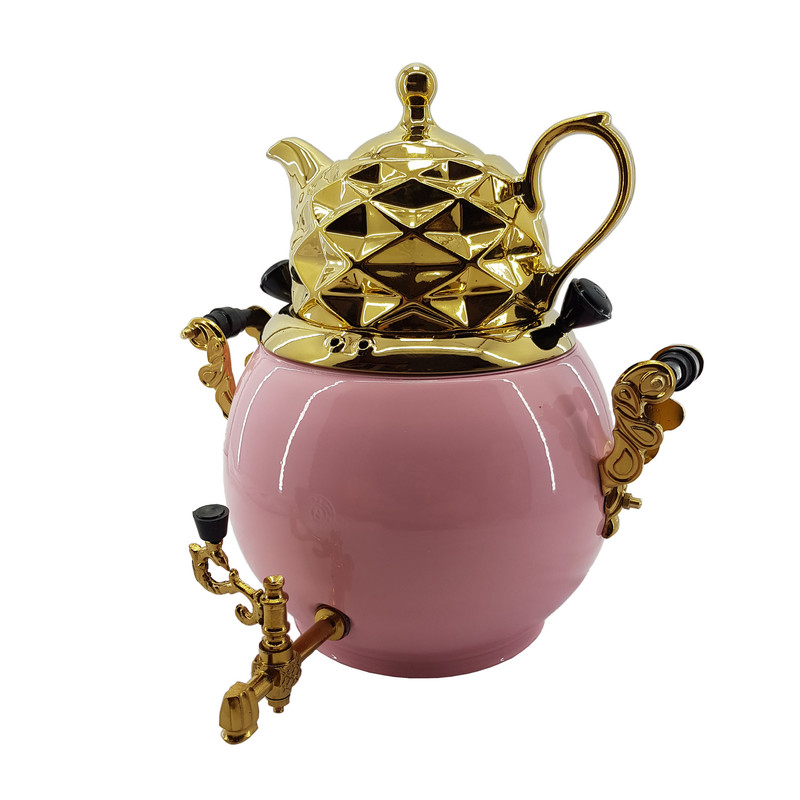 سماور گازی مدل عروس کد F301 ظرفیت 6 لیتر سماور گازی مدل عروس کد F301 ظرفیت 6 لیتر