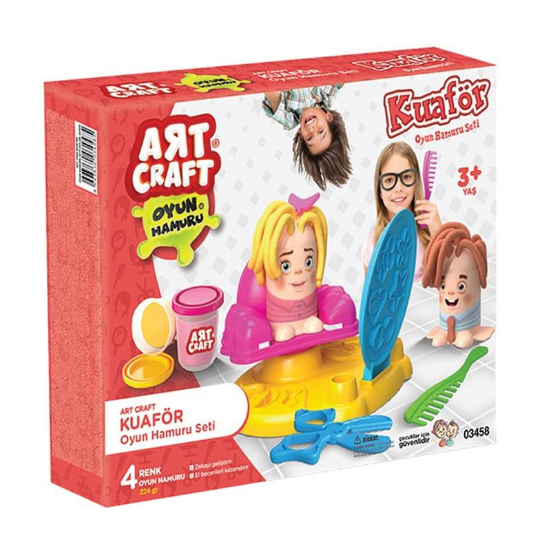 خمیر بازی مدل Hair Dresser Play Dough Set کد 03458 مجموعه 11 عددی