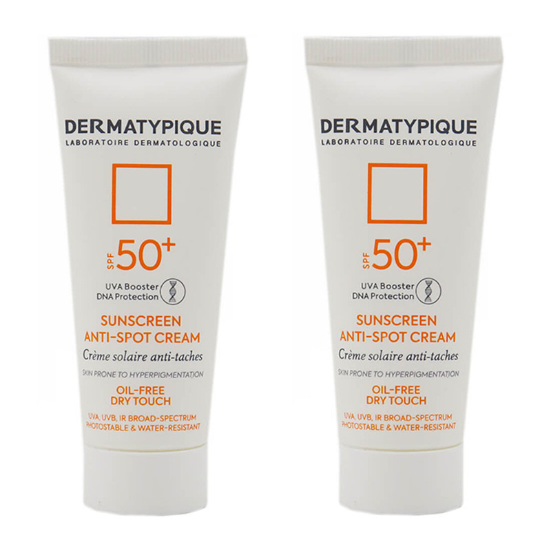 کرم ضد آفتاب درماتیپیک مدل Anti spot حجم 40 میلی لیتر بسته 2 عددی