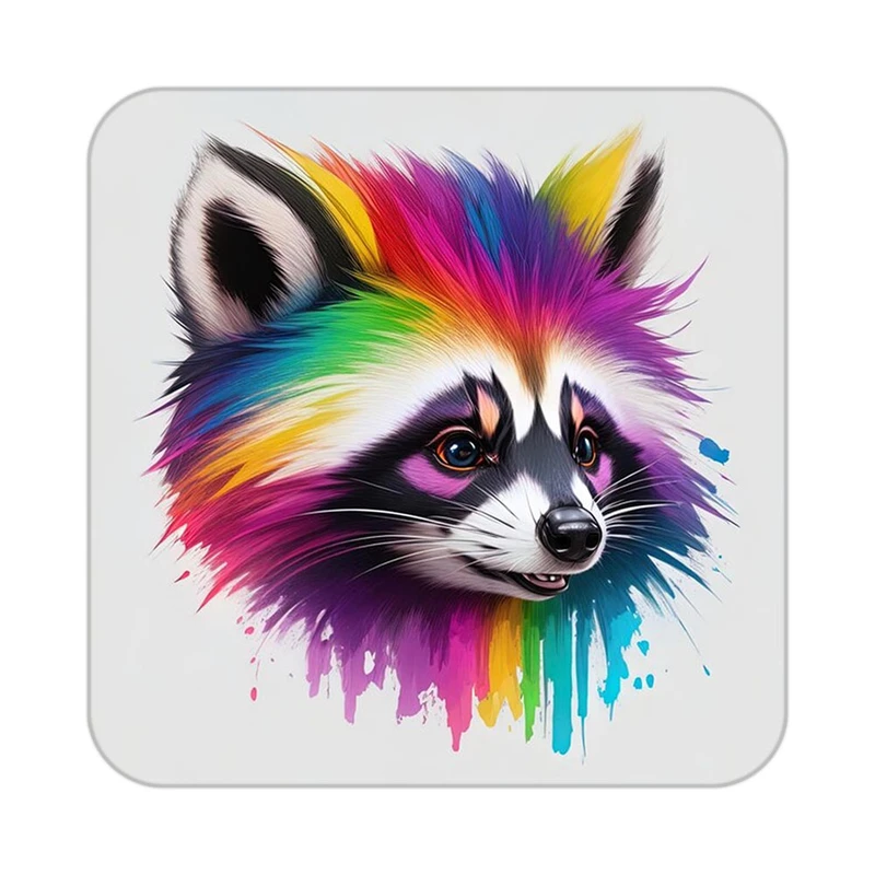 زیر لیوانی کاکتی طرح حیوانات رنگی مدل mp26944