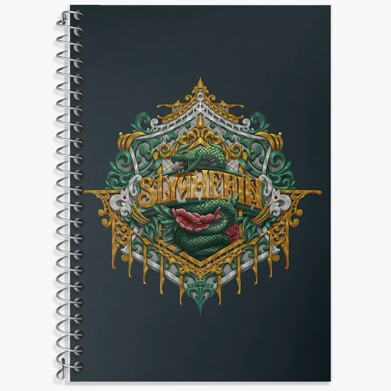 دفتر زبان 50 برگ خندالو مدل دو خط طرح هری پاتر (Harry Potter) کد F1140