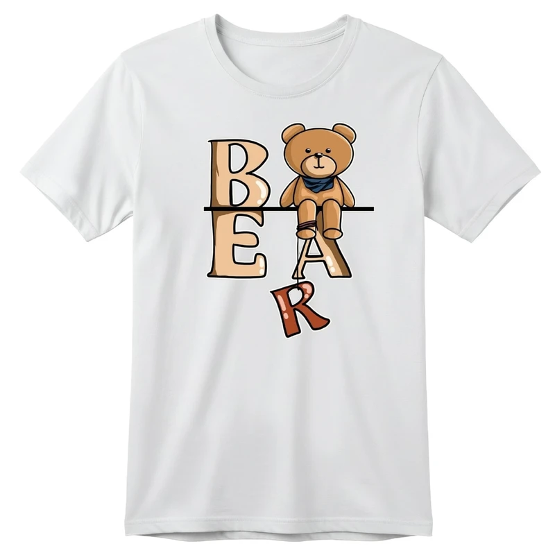 تی‌شرت آستین کوتاه بچگانه مدل تدی کد p2 