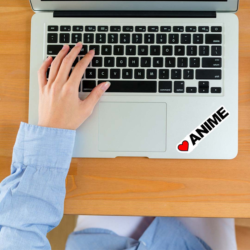 استیکر لپ تاپ کارنیکا طرح ژاپن انیمه مدل anime japan-2222048 مجموعه 2 عددی