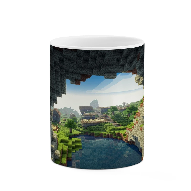 ماگ کاکتی طرح ماینکرافت minecraft مدل mgh41386