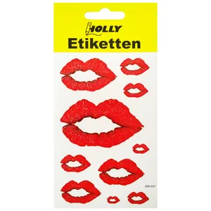 استیکر دیواری کودک مدل لب کد 2