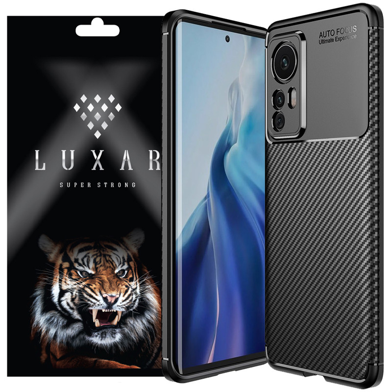 کاور لوکسار مدل Carbon Fiber 4 مناسب برای گوشی موبایل شیائومی Mi 12 Pro / Mi 12S pro