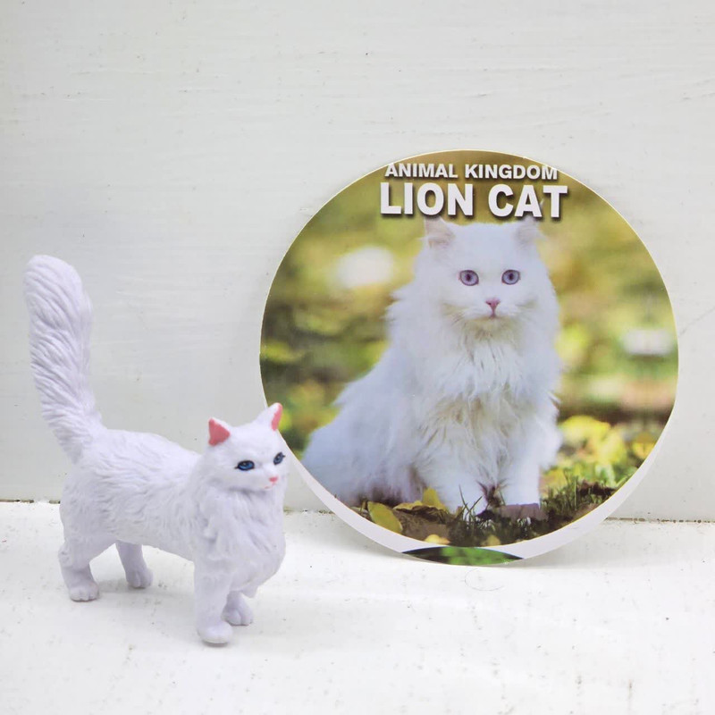 فیگور ناب سل مدل گربه شیر کد LION CAT NAAB012 ارتفاع 8 سانتی متر