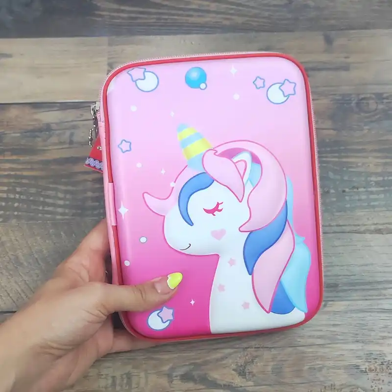 جامدادی لایت استار مدل یونیکورن طرح اسب تک شاخ کد 002