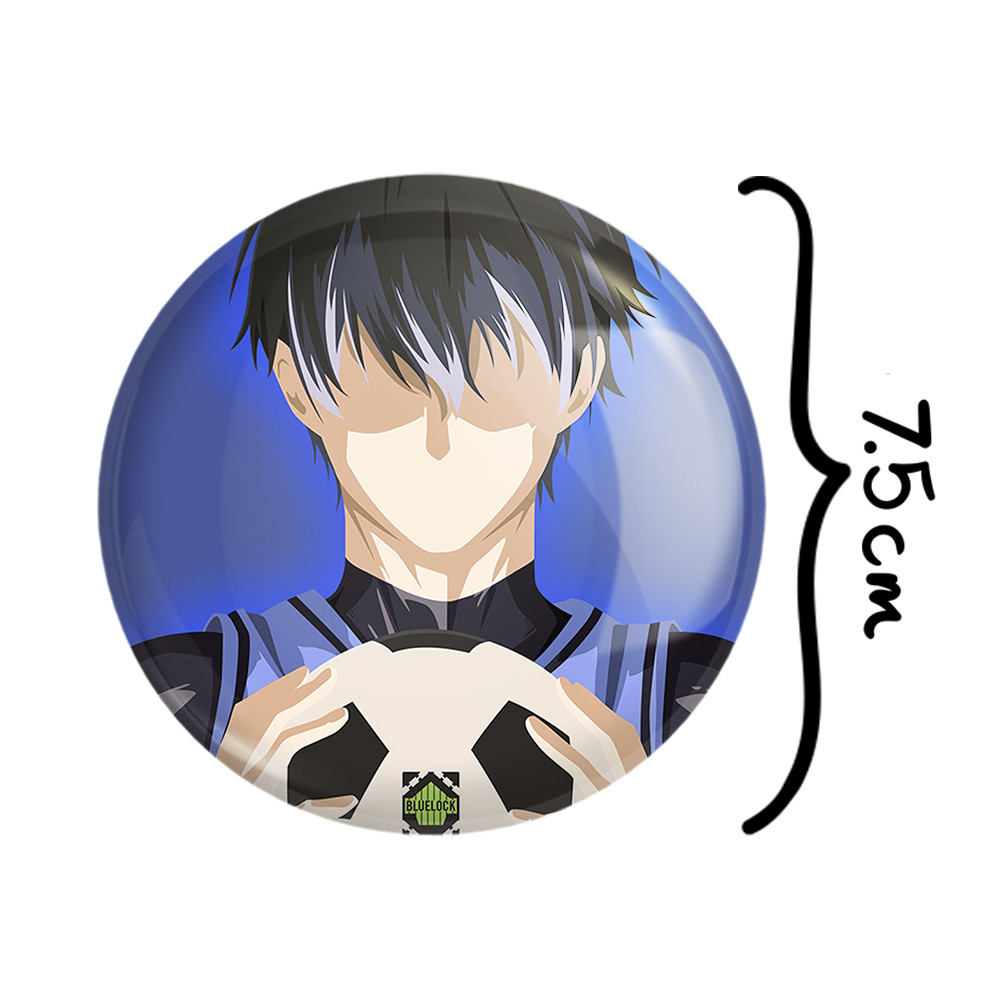 آینه جیبی خندالو مدل یویچی انیمه Blue Lock کد 24403