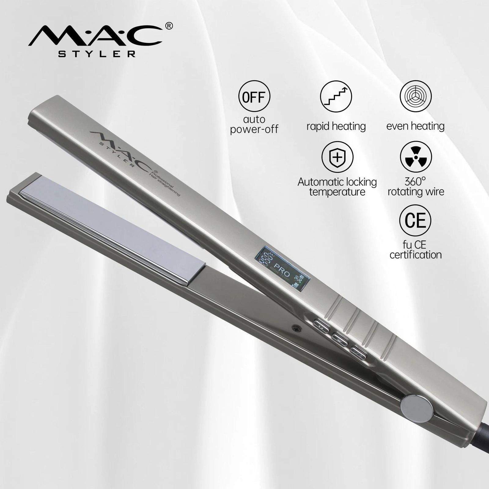 اتو و حالت دهنده ی مو مک استایلر مدل MC-5519 -  - 3