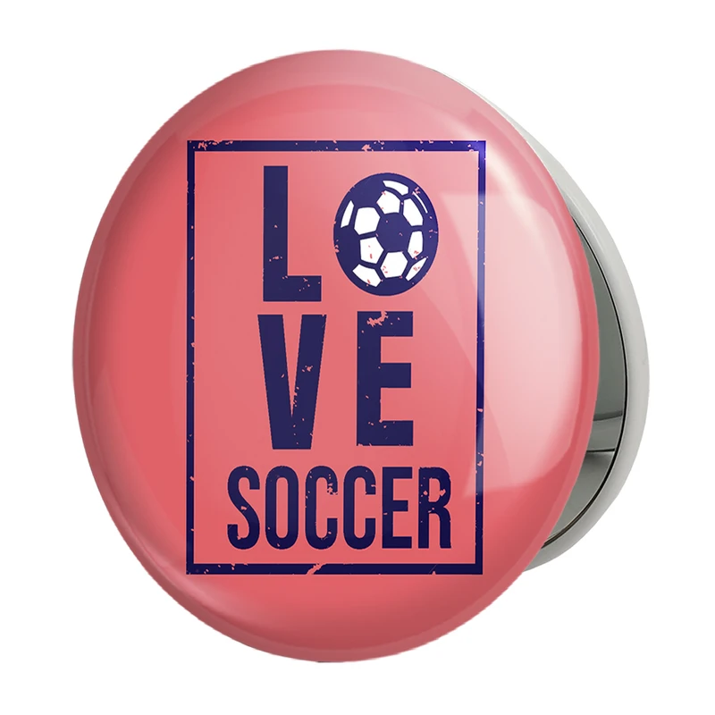 آینه جیبی خندالو طرح فوتبال Football مدل تاشو کد 25945 