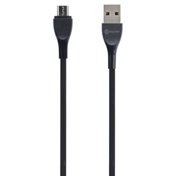 کابل تبدیل micro_usb به usb سولوفر مدل c33 طول 1 متر