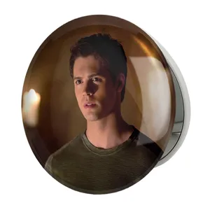 آینه جیبی خندالو طرح جرمی گیلبرت خاطرات یک خون آشام  The Vampire Diaries  مدل تاشو کد 23684 