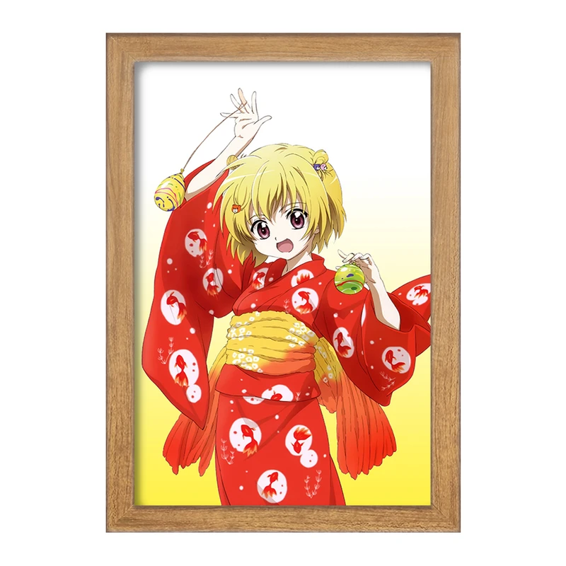 تابلو خندالو مدل ساتوکو هوجو انیمه هیگوراشی وقتی اشک می ریزد  کد 18141