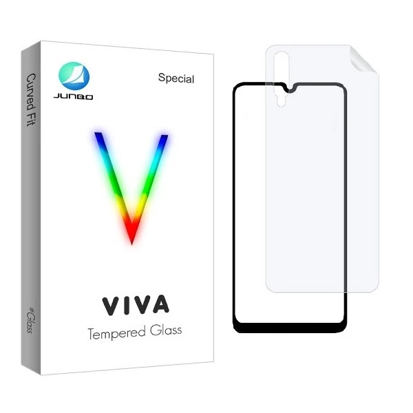 محافظ صفحه نمایش جانبو مدل 2FN مناسب برای گوشی موبایل سامسونگ Galaxy A30s به همراه محافظ پشت گوشی