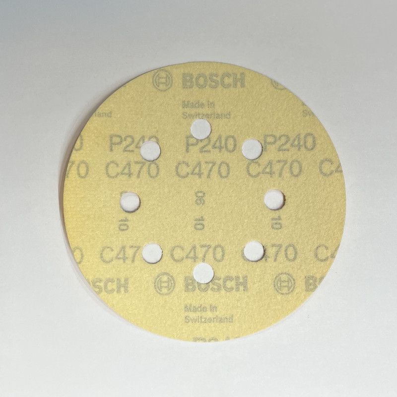 سنباده پشت کرکی بوش مدل  P180-P240 مجموعه دو عددی