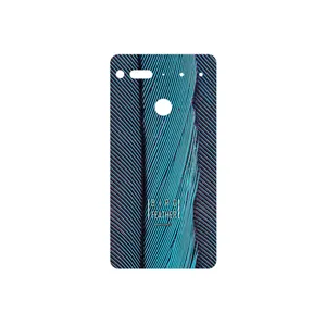 MAHOOT Turquoise feathers Cover Sticker for Essential PH1
