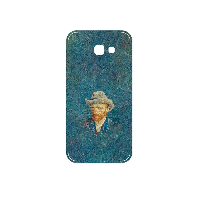 برچسب پوششی ماهوت مدل Self portrait with a gray felt hat مناسب برای گوشی موبایل سامسونگ Galaxy A5 2017