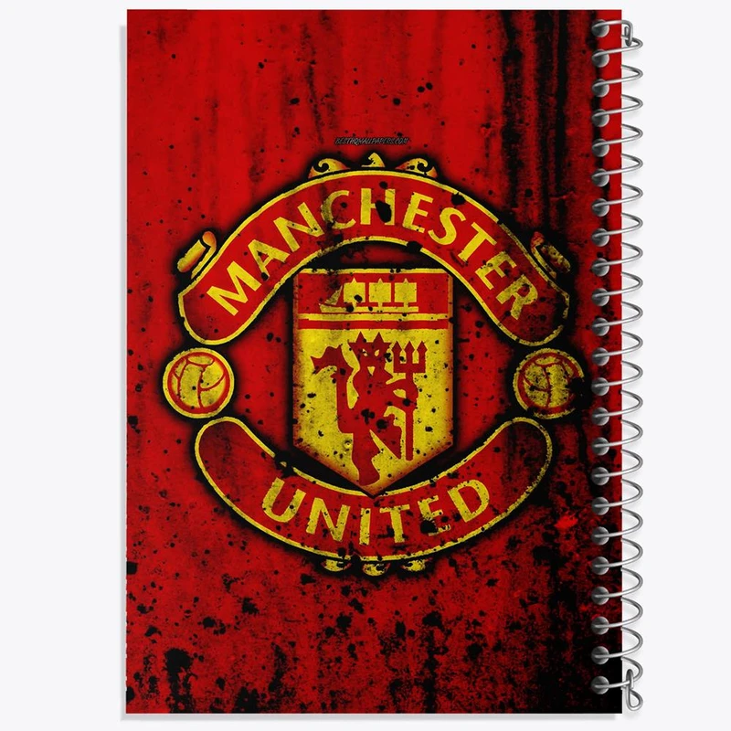 دفتر شطرنجی 50 برگ خندالو طرح باشگاه منچستر یونایتد کد 26485
