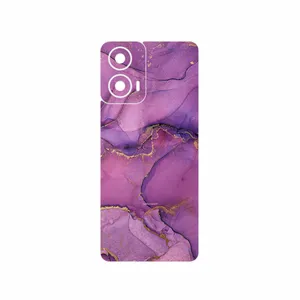 MAHOOT Purple Marble Cover Sticker for Motorola Moto G24