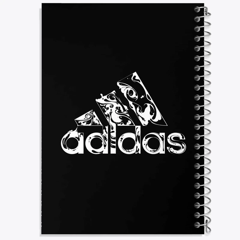 دفتر ژورنال نویسی 50 برگ خندالو مدل نقطه ای طرح آدیداس Adidas کد 23467