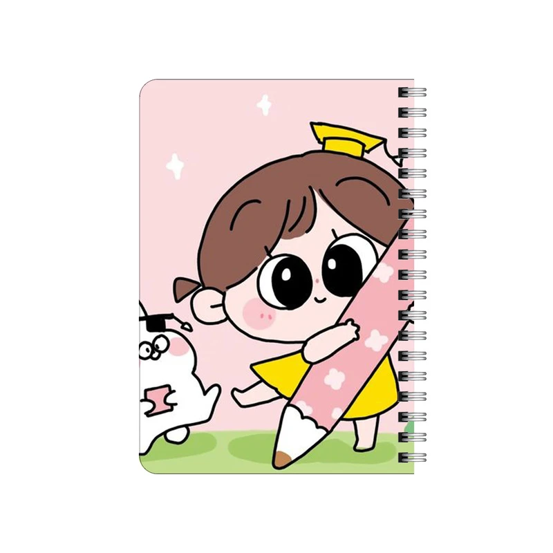 دفترچه یادداشت بامبیلیپ مدل دختر و مداد و خرگوش کد 9612279