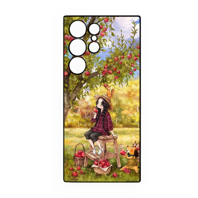 کاور طرح دخترانه کد 298 مناسب برای گوشی موبایل سامسونگ Galaxy S23 Ultra