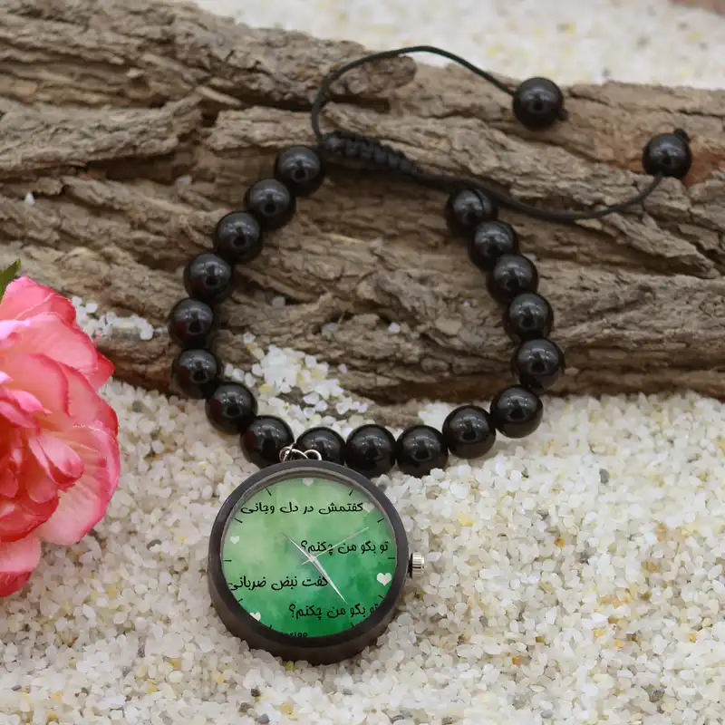 ساعت مچی عقربه ای ناکسیگو مدل گفتمش در دل و جانی تو بگو من چکنم کد BF13009