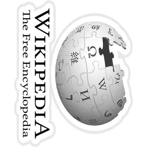 استیکر لپ تاپ طرح wikipedia  کد ST2037