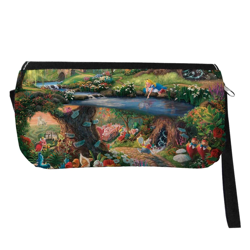   جامدادی مدل دوزیپ طرح آلیس در سرزمین عجایب کد NI482