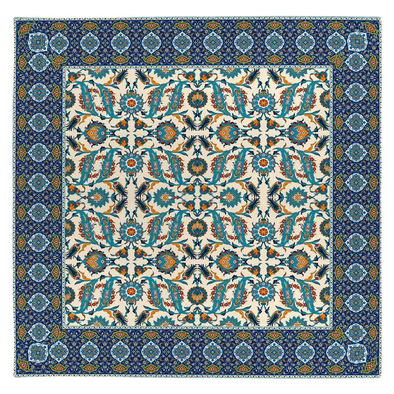 رومیزی طرح اسلیمی کد 9986
