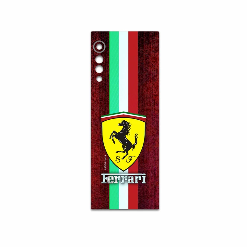 برچسب پوششی ماهوت مدل Ferrari مناسب برای گوشی موبایل ال جی Velvet 5G