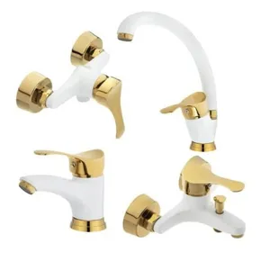 ست شیرآلات تیرداد مدل لاله مجموعه چهار عددی